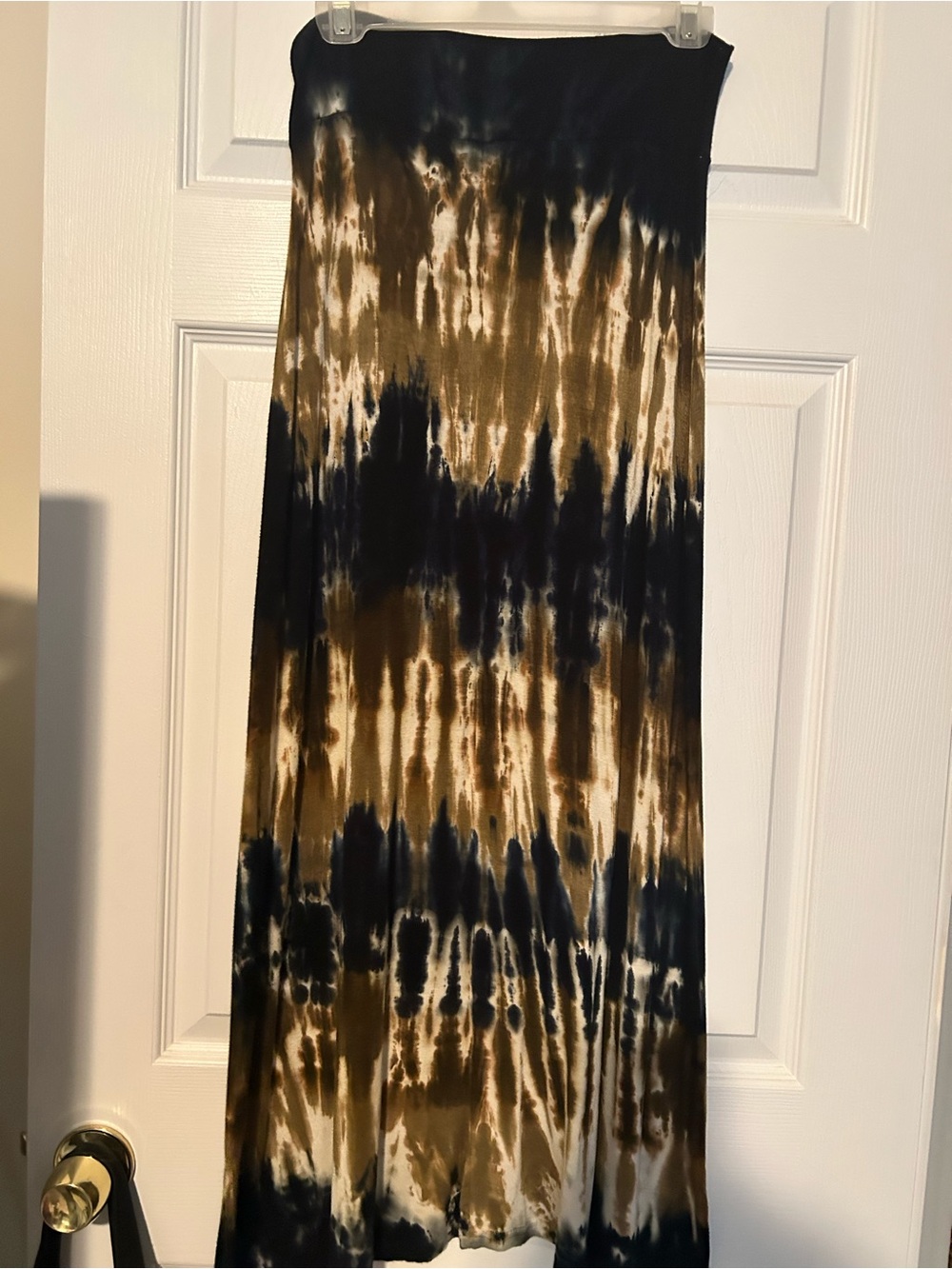 Tie dye maxi skirt sz med